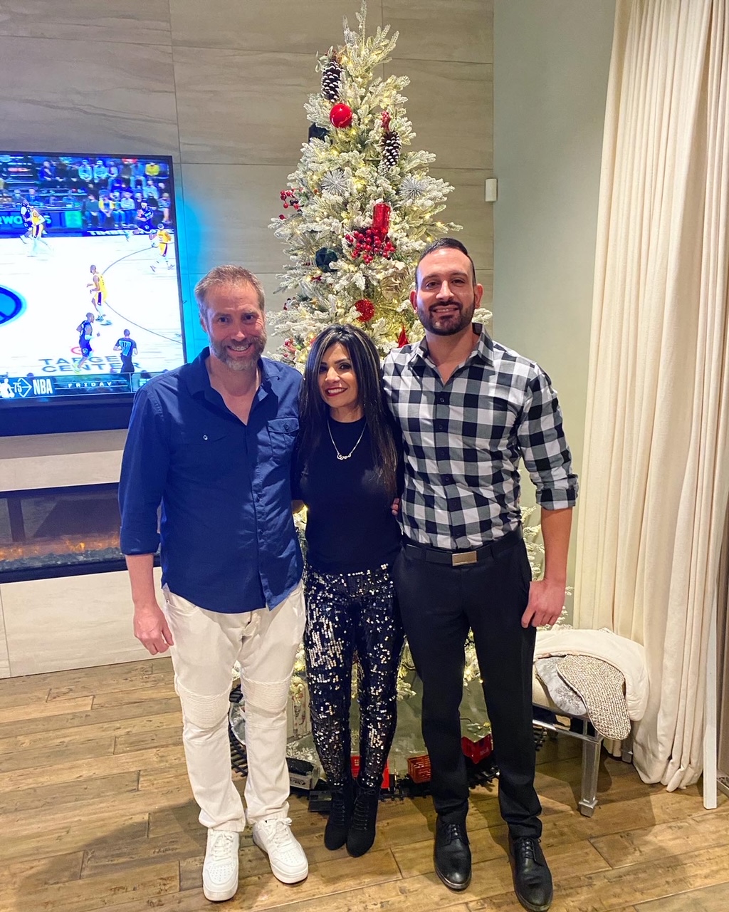 Photo of Aaron Auxier, Mary Gad, and Jonathan Badiaco.