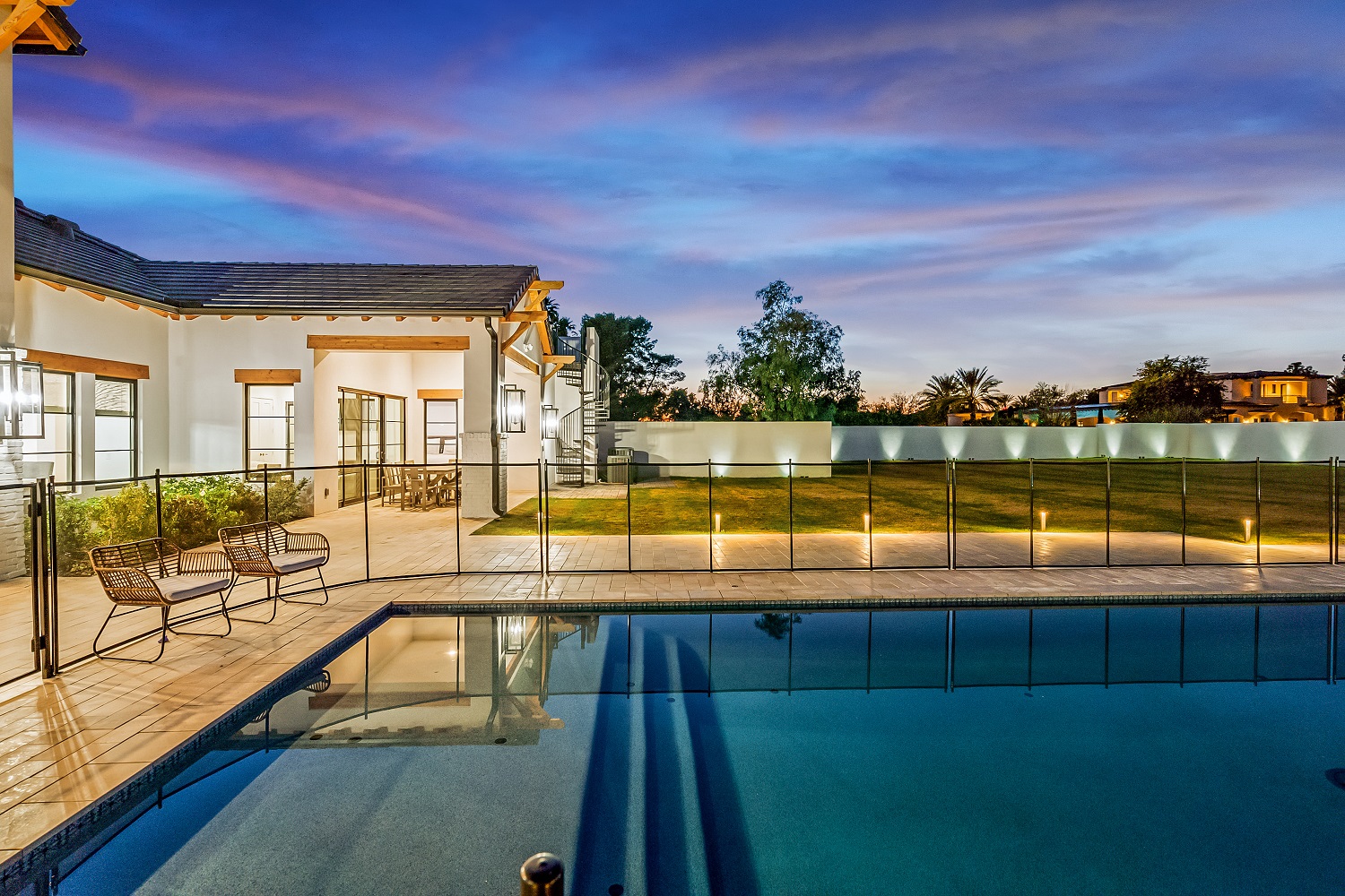 Photo of custom home in Scottsdale's Cactus Corridor.