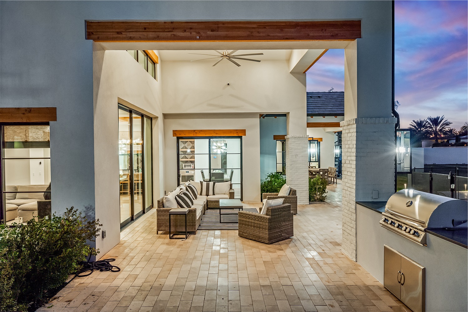 Photo of custom home in Scottsdale's Cactus Corridor.