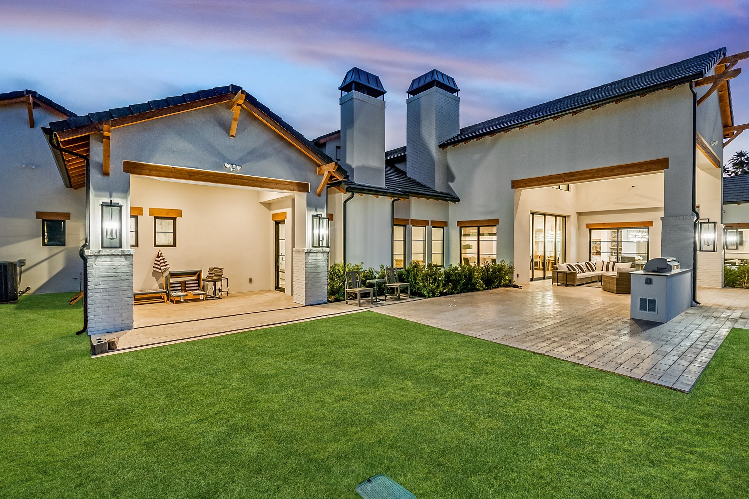 Photo of custom home in Scottsdale's Cactus Corridor.