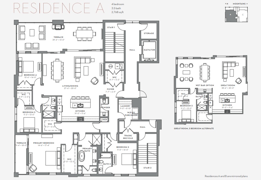 Portico A Floorplan.