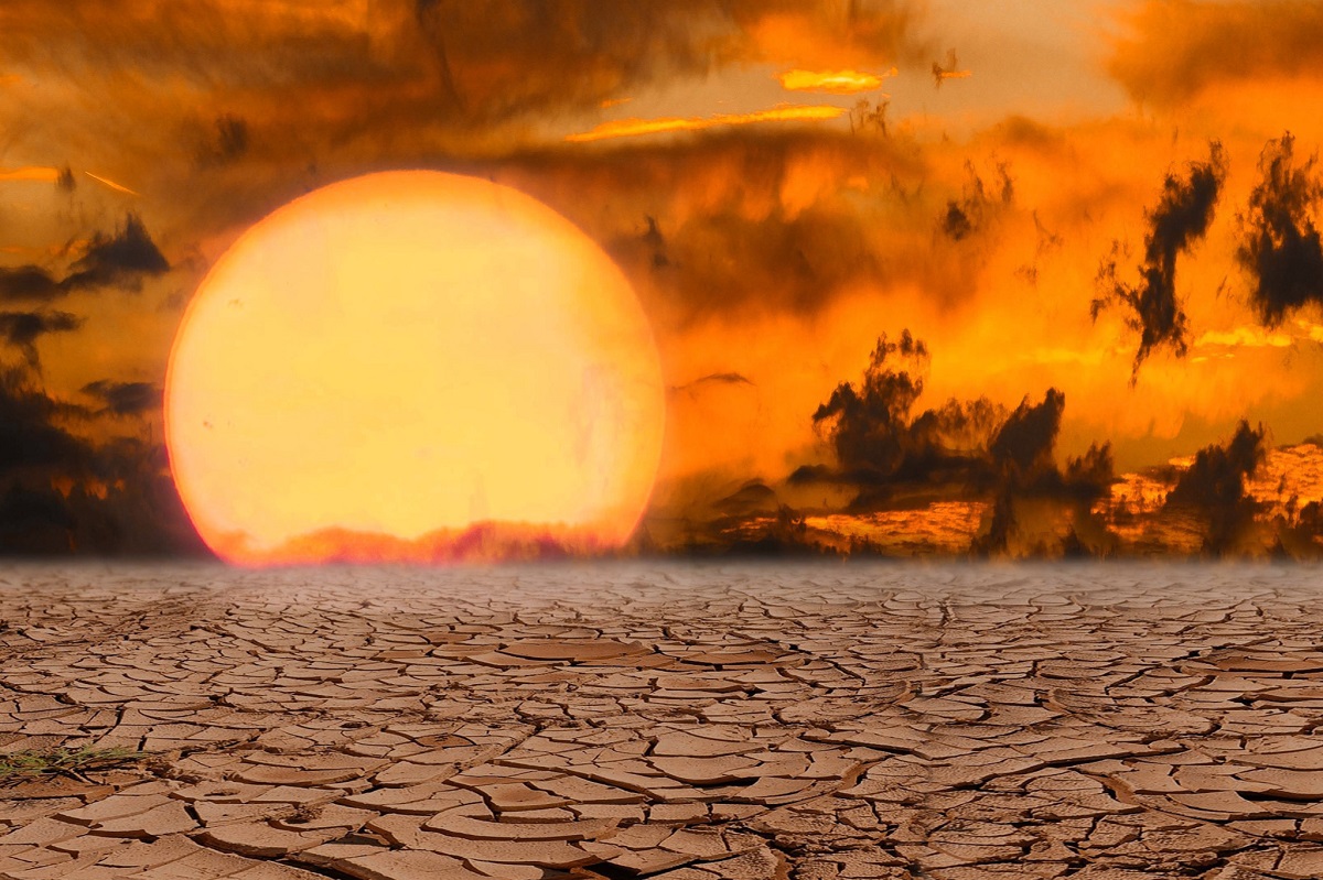 Photo of a hot Arizona sun.
