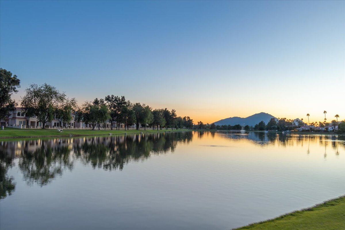 Photo of waterfront townhome on Lake Marguerite.