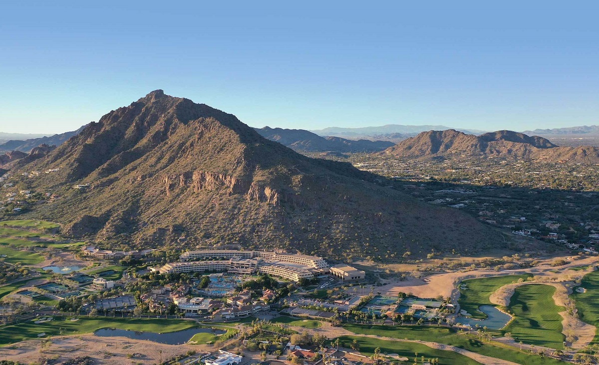 Top down view of The Phoenician.