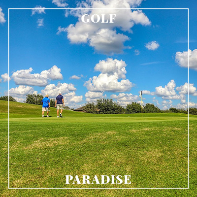 Photo of Arizona golf course.