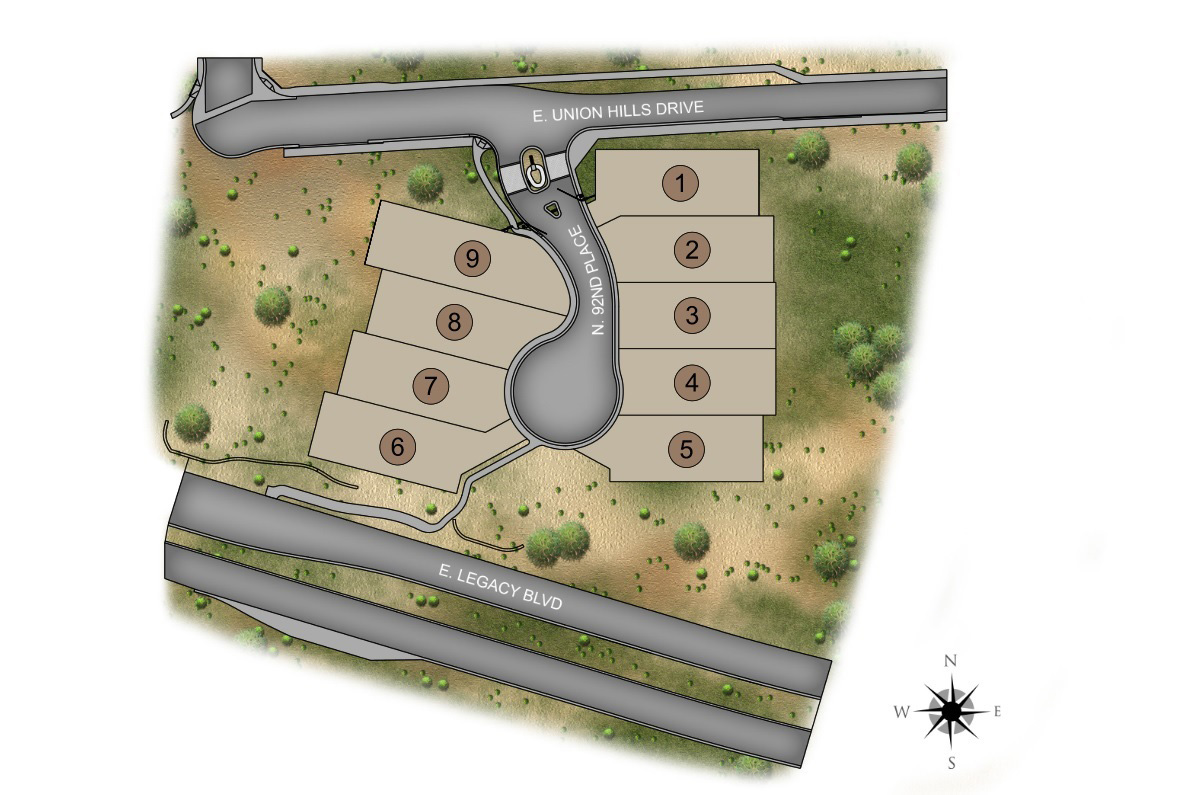 Rendering for Legacy At DC Ranch by Camelot Homes.