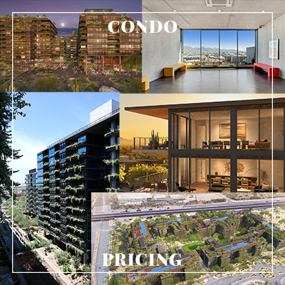 Image of various Scottsdale luxury condo projects.