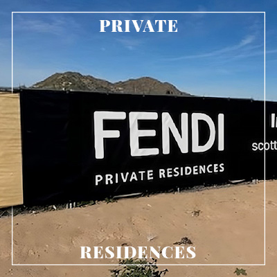 Photo of the FENDI Private Residences in Scottsdale, Arizona.