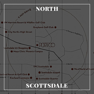 Map of North Scottsdale