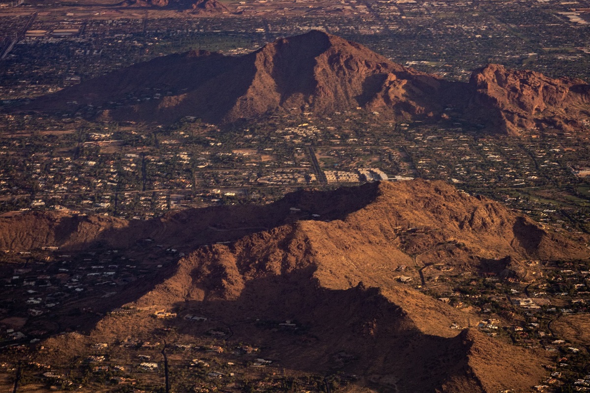 Camelback Mountain And Mummy Mountain.