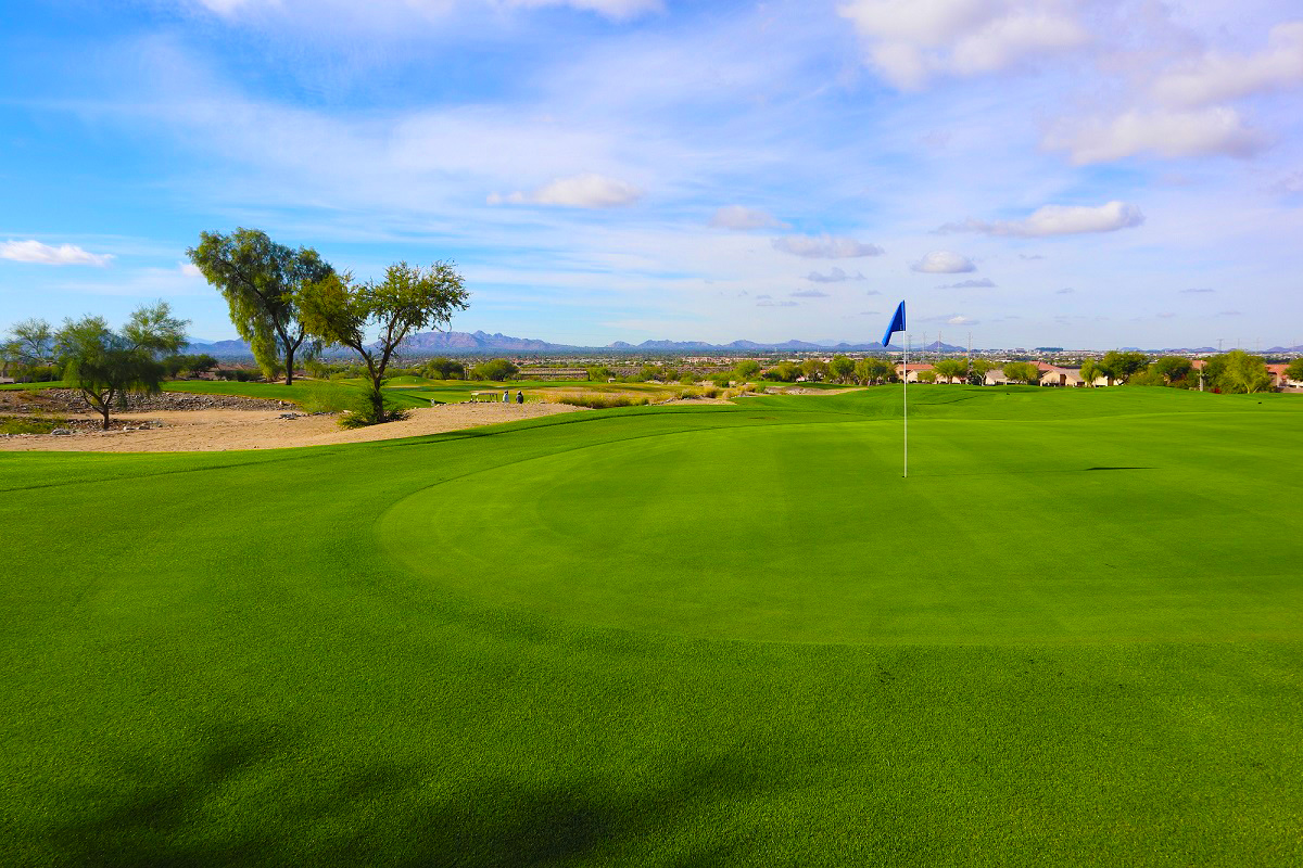 A beautiful golf course in Scottsdale, Arizona.