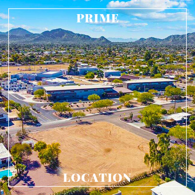 Parcel of land for sale in Scottsdale, Arizona.