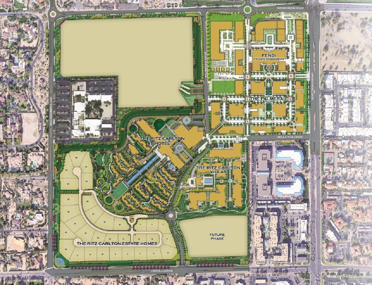 Ritz-Carlton, Paradise Valley site plan.
