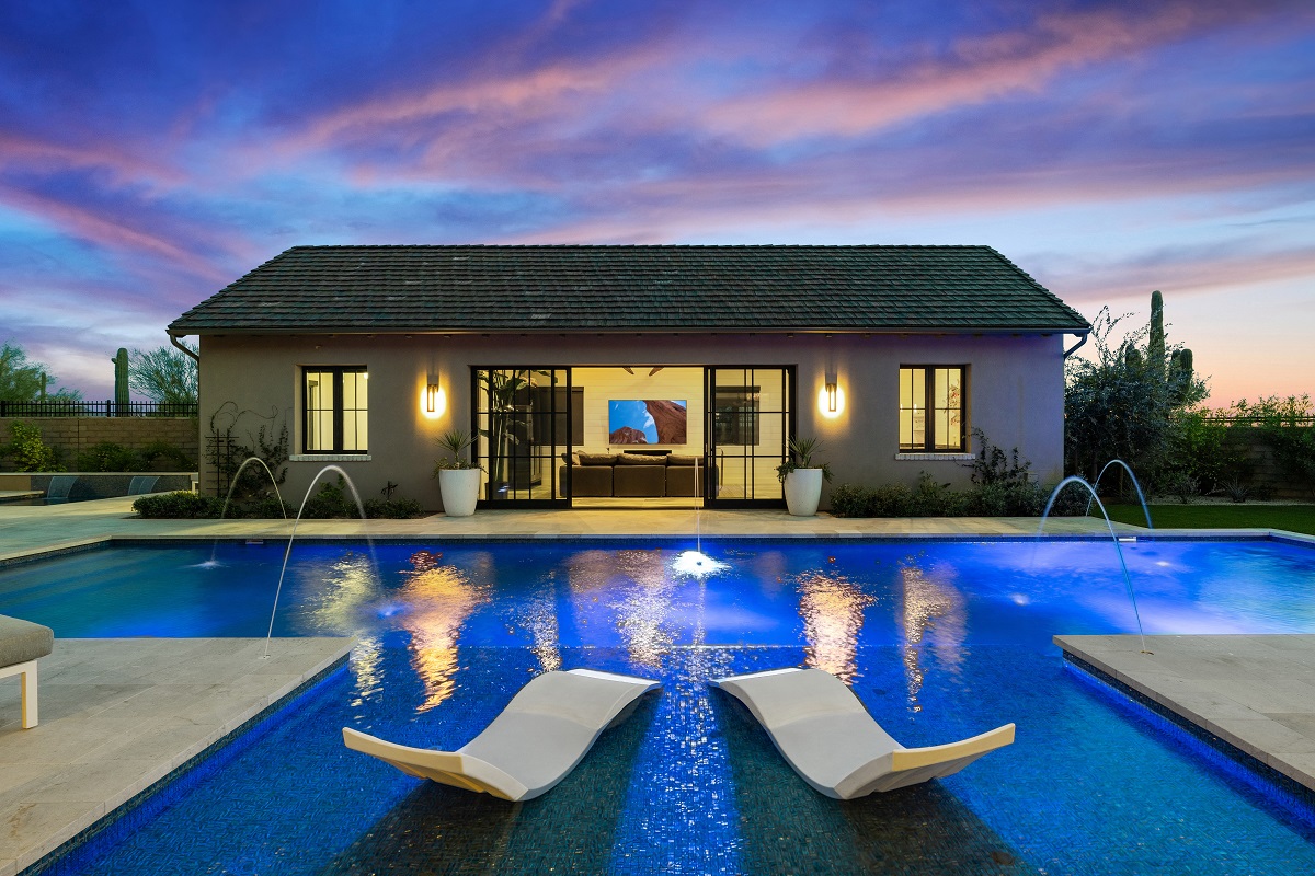 The casita of a luxury home in Scottsdale.