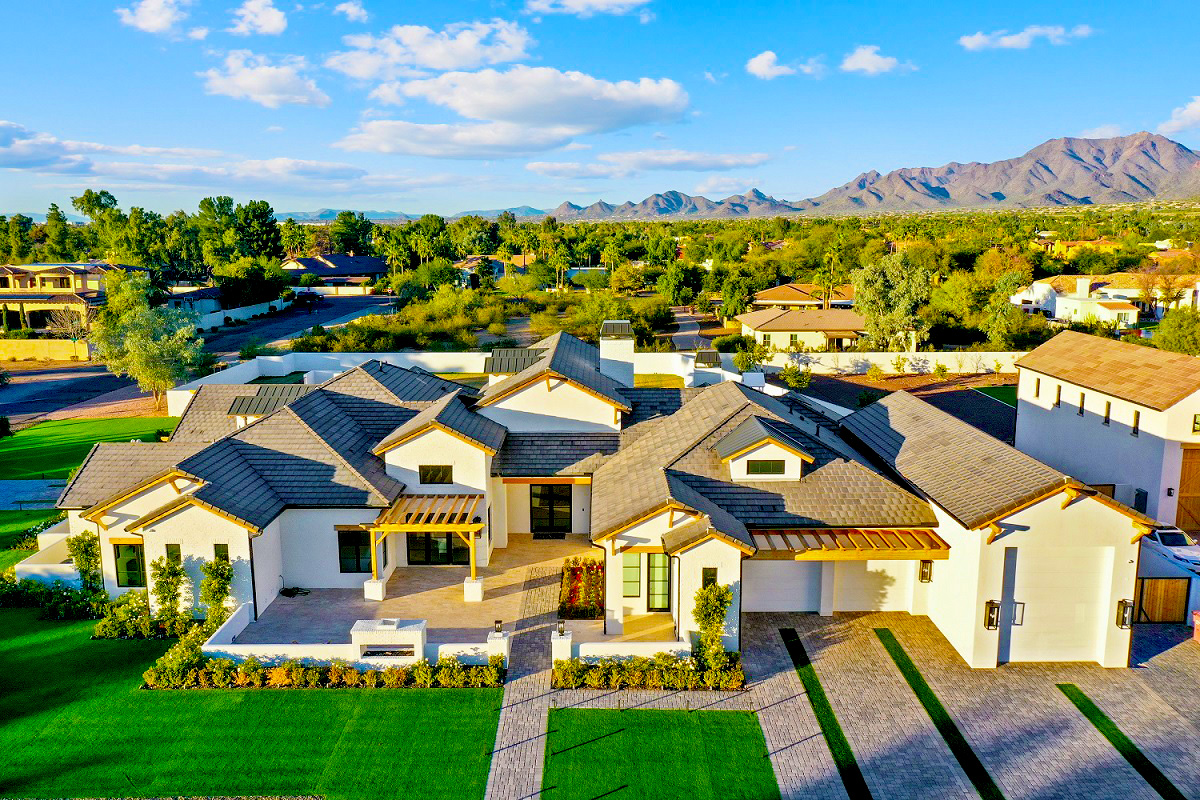 A luxury home in Scottsdale's Cactus Corridor.