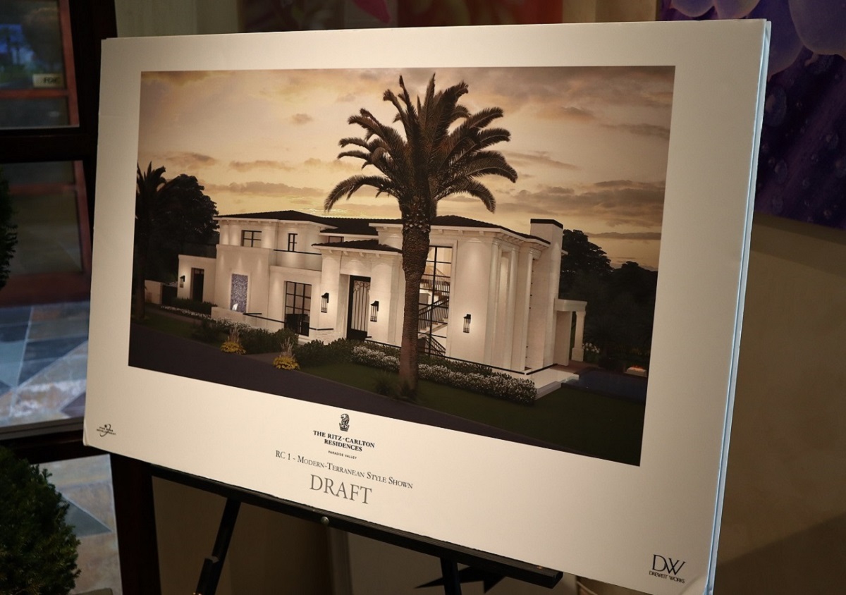 Rendering of The Estate homes at Ritz-Carlton, Paradise Valley.