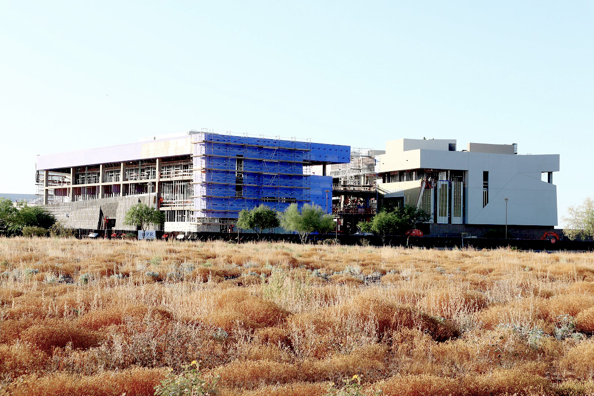 Construction near the Scottsdale Road & Loop 101 Corridor.