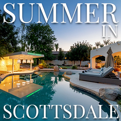 Photo of a home in Scottsdale with a pool.