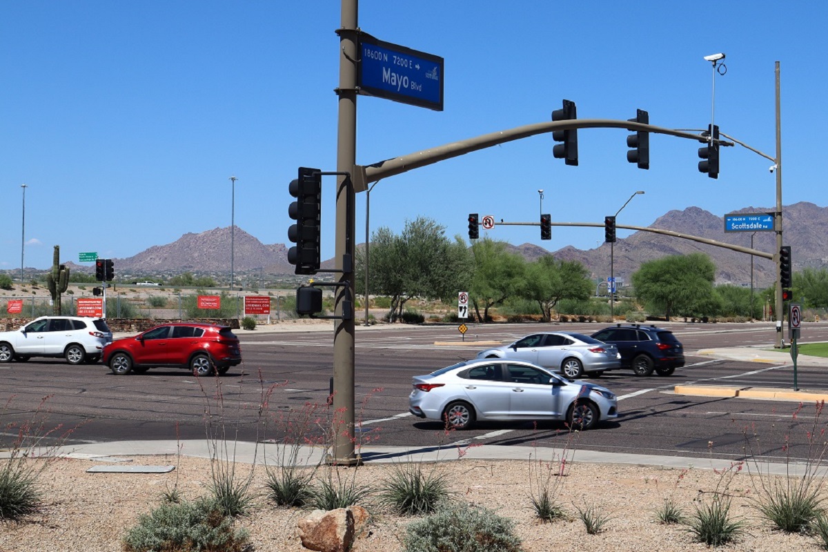 Scottsdale Road Looking Northeast.