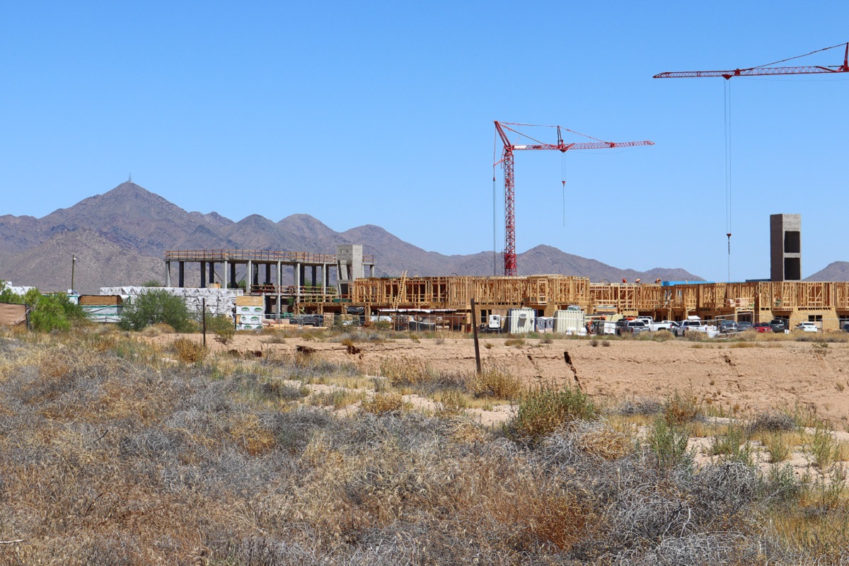 Streetlights Luxury Apartments Under Construction.