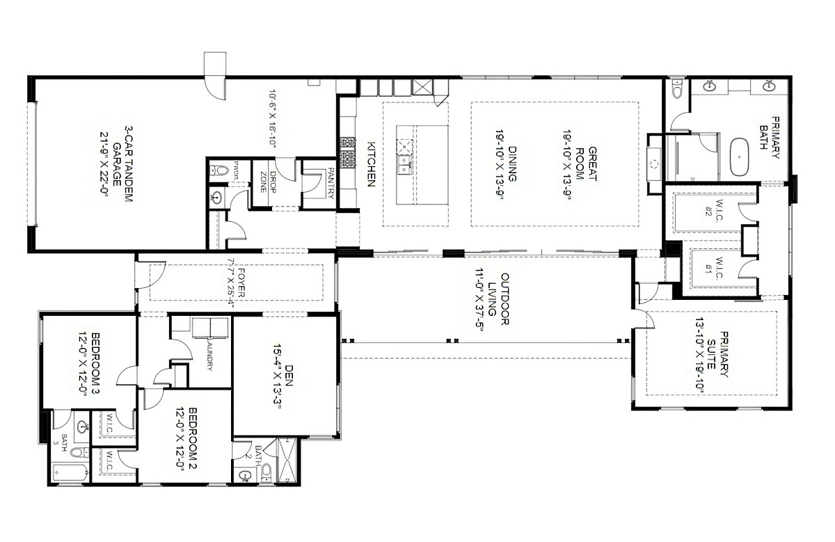 Vibe floorplan at Aura.