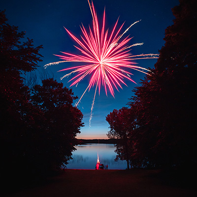 Fireworks.