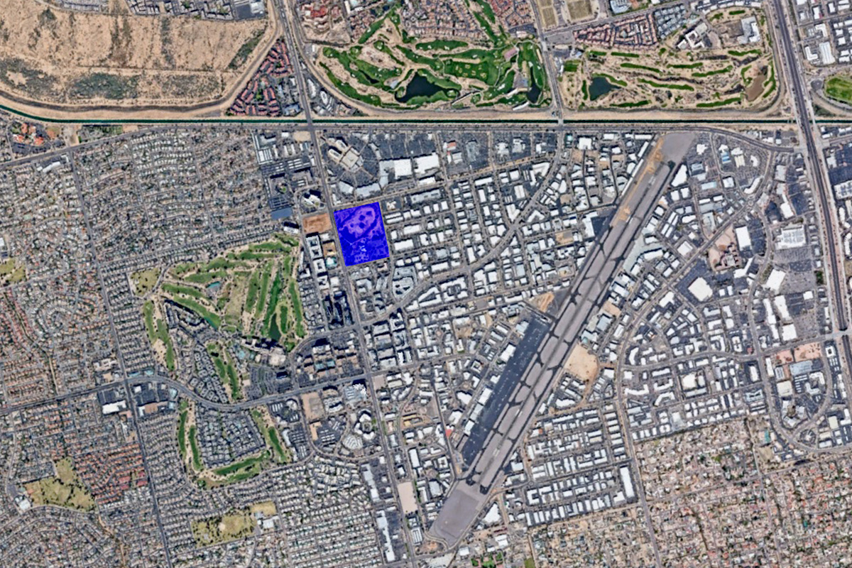 Map of the North Scottsdale area.