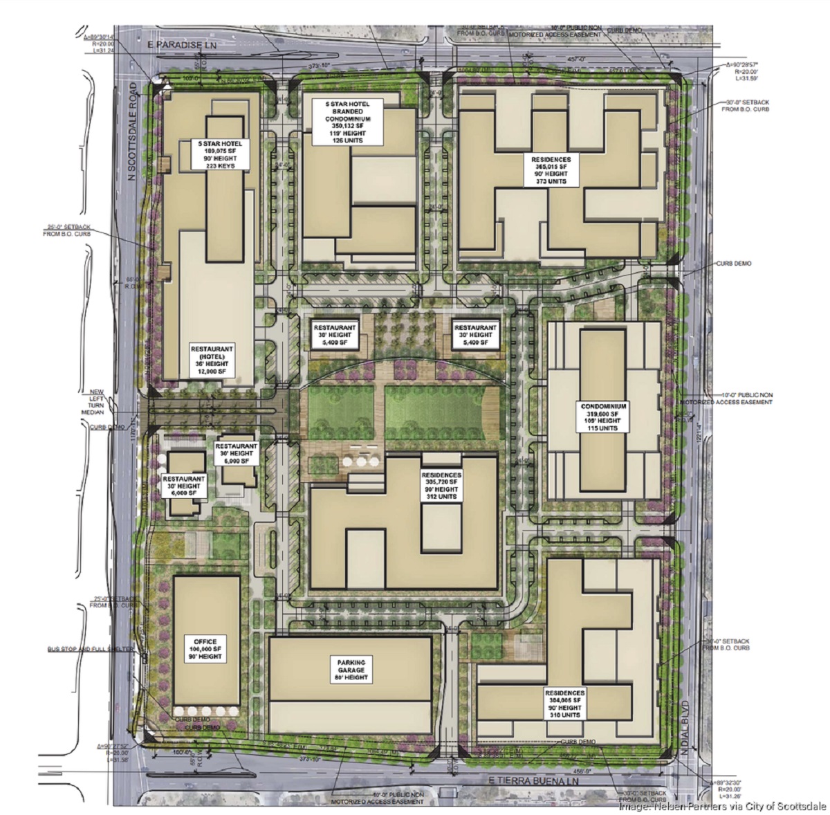 The Parque site plan.