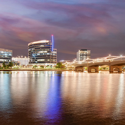 Tempe Town Lake in Greater Phoenix.