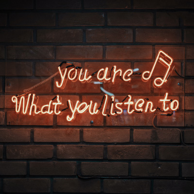 Neon sign.