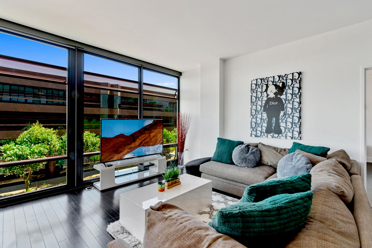 Interior of a condo at Optima Camelview Village.