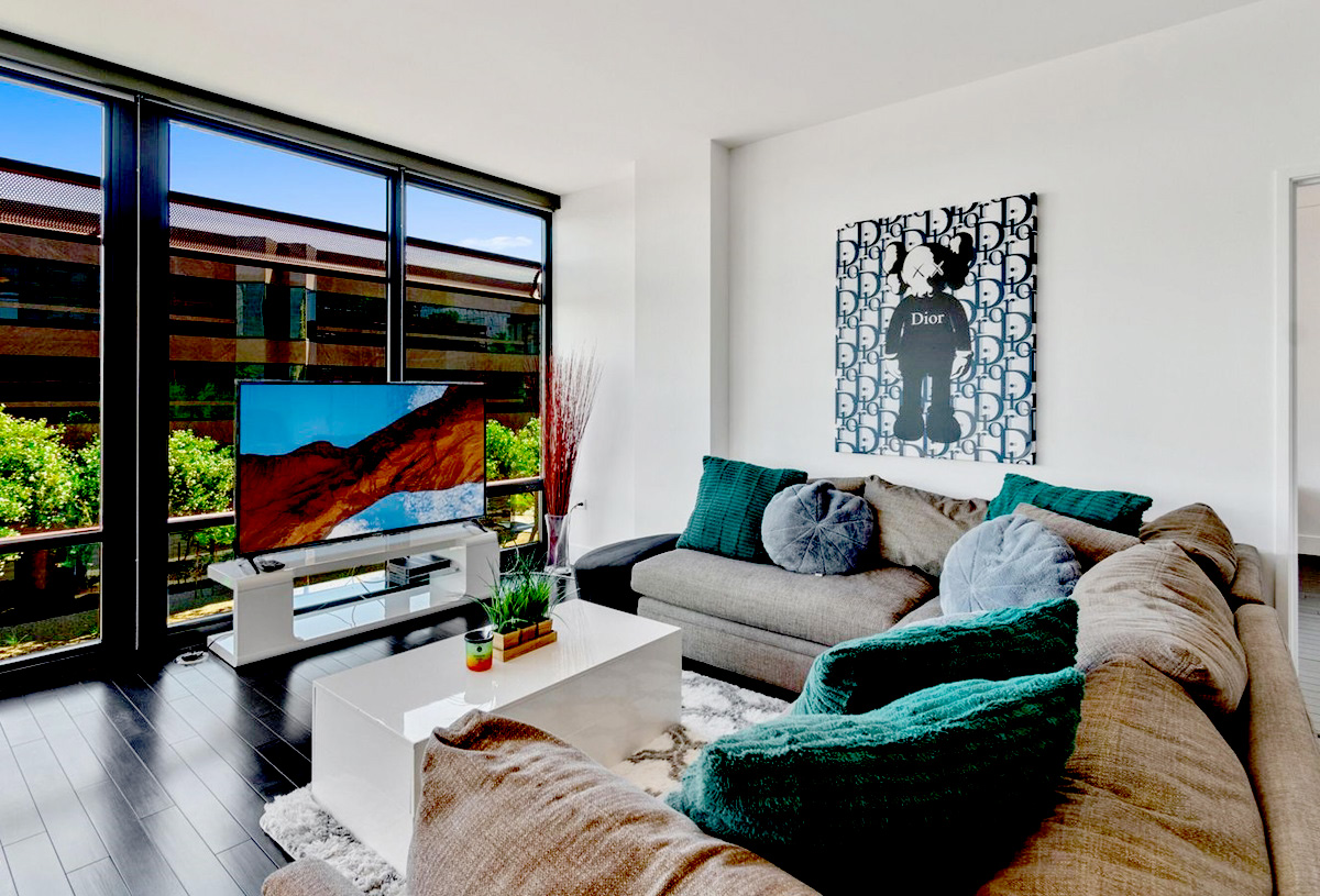 A condo at Optima Camelview Village.