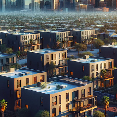 Rendering of apartments in Greater Phoenix.