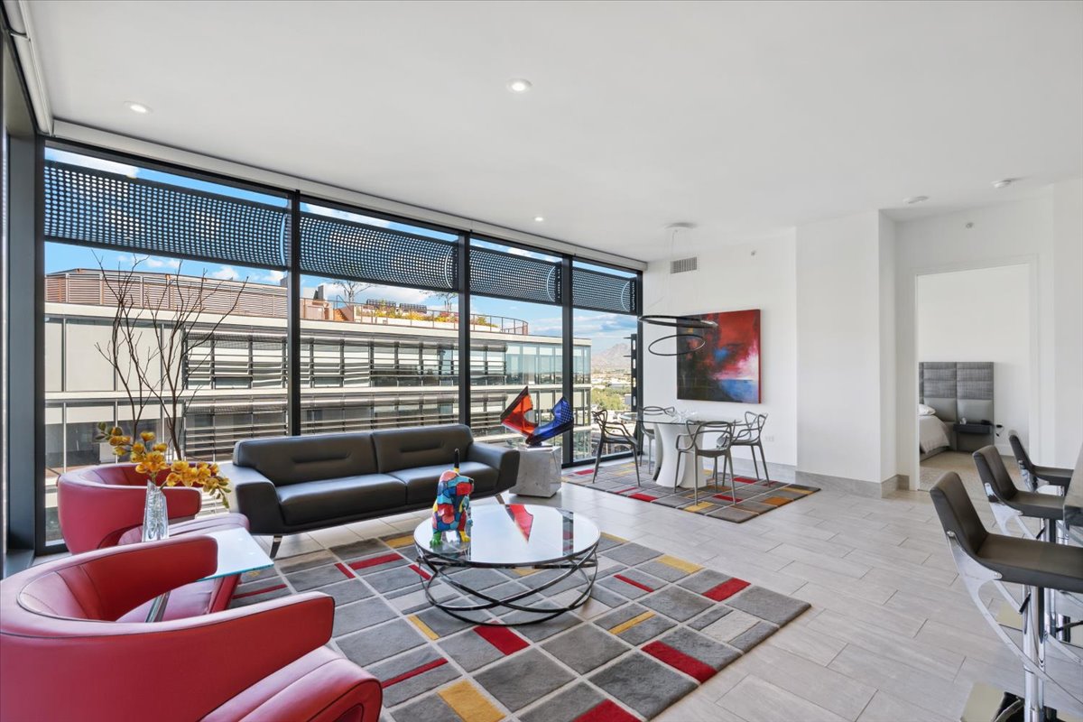 A penthouse condo at Optima Kierland.