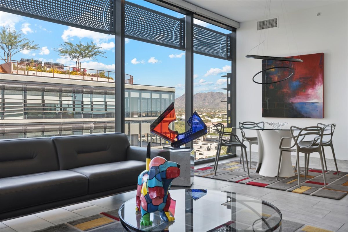 A penthouse condo at Optima Kierland.