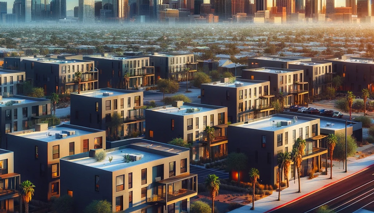 Rendering of apartments in Greater Phoenix.