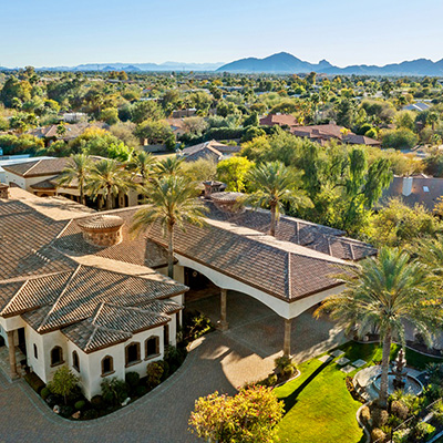 Photo of a luxury home in Scottsdale, Arizona.